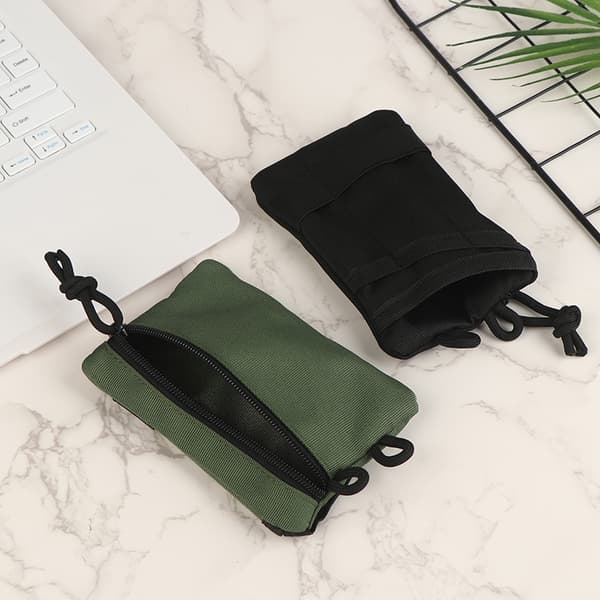 Mini EDC-veske, diverseveske, multifunksjonell oppbevaringsveske Green