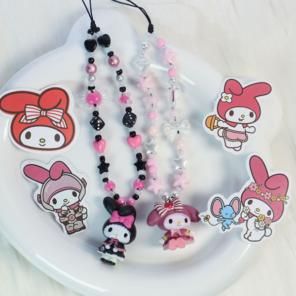 e Kuromi Melody Puhelinketju Charm Sanrio Puhelin Rope Knot Cellph A3