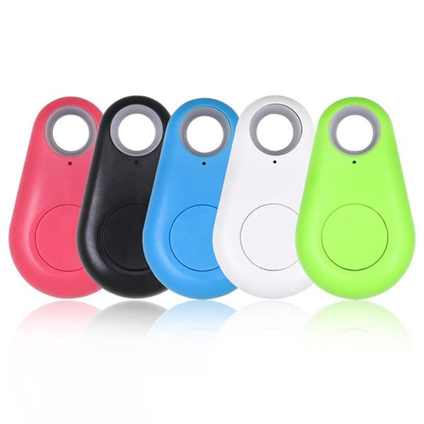 Vanndråpe Bluetooth Anti-tapt Tracker Toveis kjedeobjektfinne Black