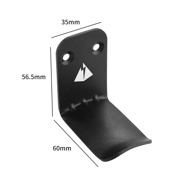 Hodetelefonholder i aluminiumslegering Veggmontert hodesettstativ Skrivebord D