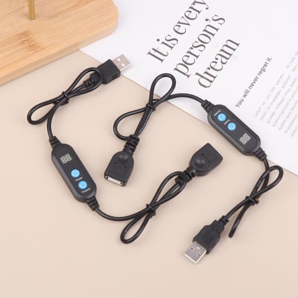 USB nedtellingstimerledning digital timerbryterkabel for LED-stripe 1Pcs