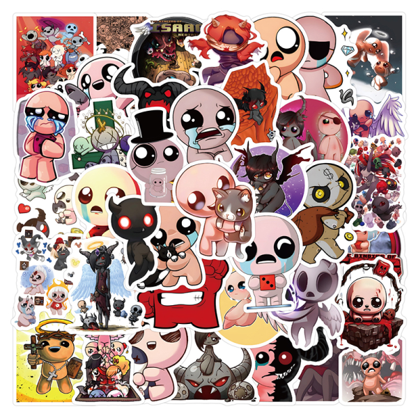 50 stk Funny Binding Of Isaac Stickers Vintage For DIY Kids 50pcs