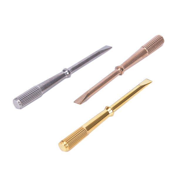 Titaaniteräksinen miniruuvimeisseli Love Rannekoru-Rose Gold/Go Gold