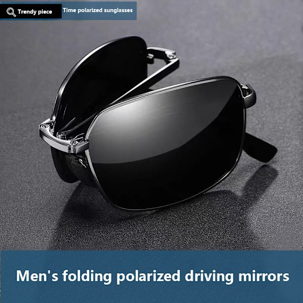 Alloy Fold Photochromic Solbriller Polarized Men Folding Sun Gl A