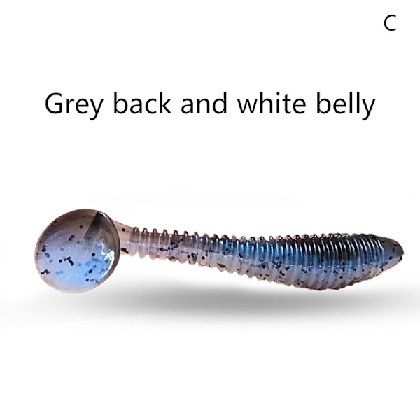 8 stk Aohu Long Casting Road Runner 7.5CM3.65G Skrue T-tail Roa D