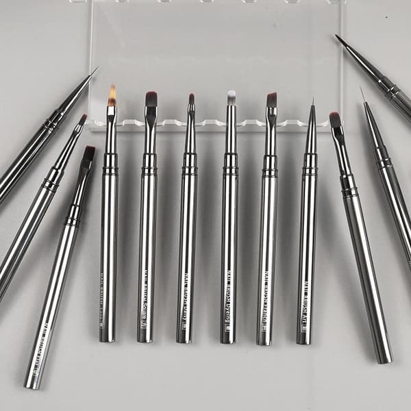 Profesjonelt neglekunstbørstesett med flere spesielle tupper A13