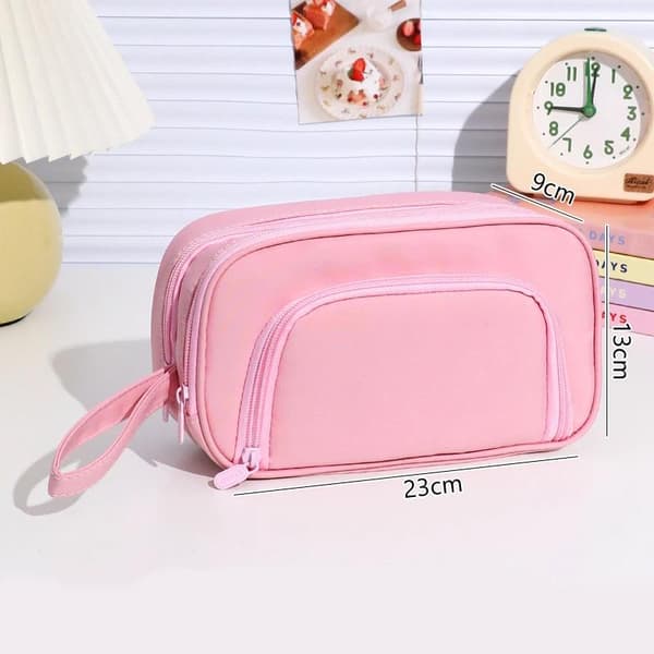 Kawaii stor kapacitet flerskikts pennfodral student brevpapper M A1