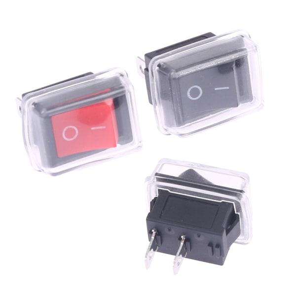 5 kpl Push Button Mini Switch 2Pin On/Off keinukytkin watilla 1(metal Black)