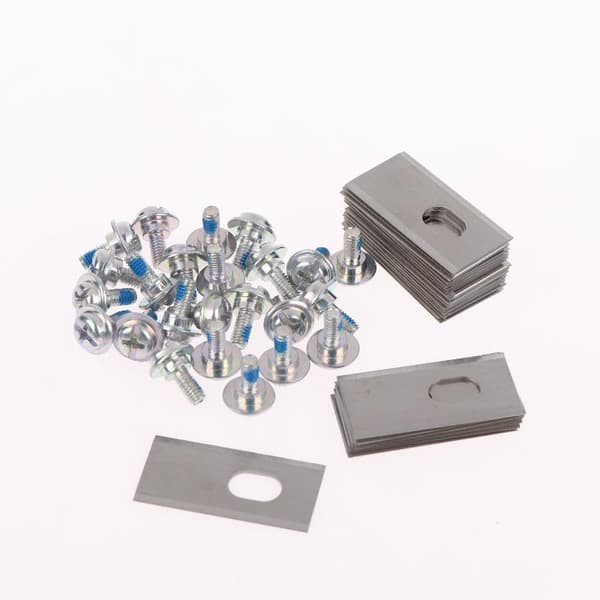 9-30 st grästrimmerblad i rostfritt stål för gräsklippare Silver 9pcs