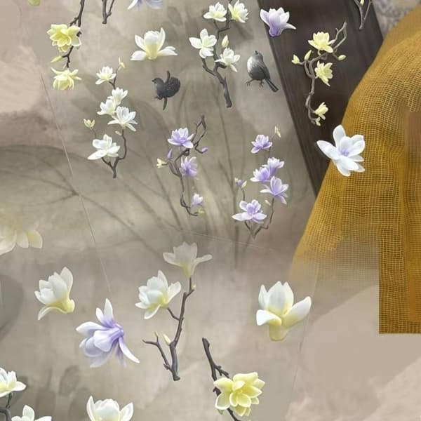 Neglekunst Silikoneform Blade Magnolia Blomst Skabelon Akryl