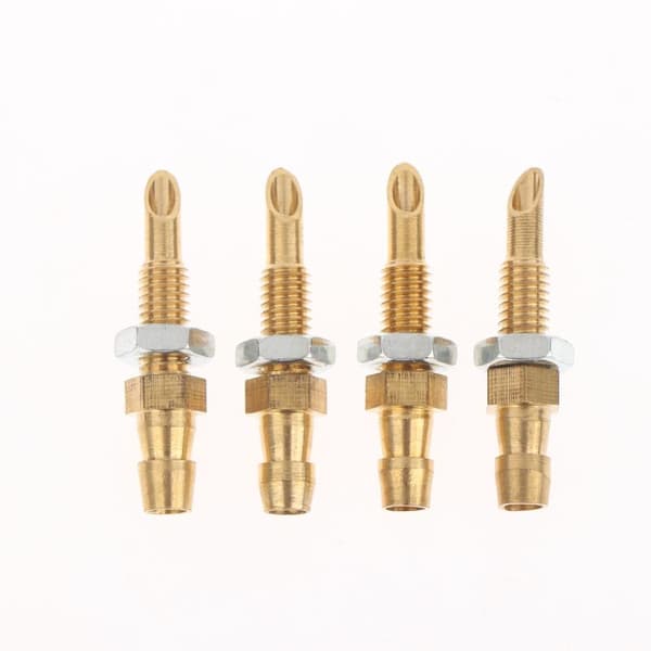 2/4 st kopparvattenmunstycke för DIY RC modellbåtanslutningstillbehör 2PCS