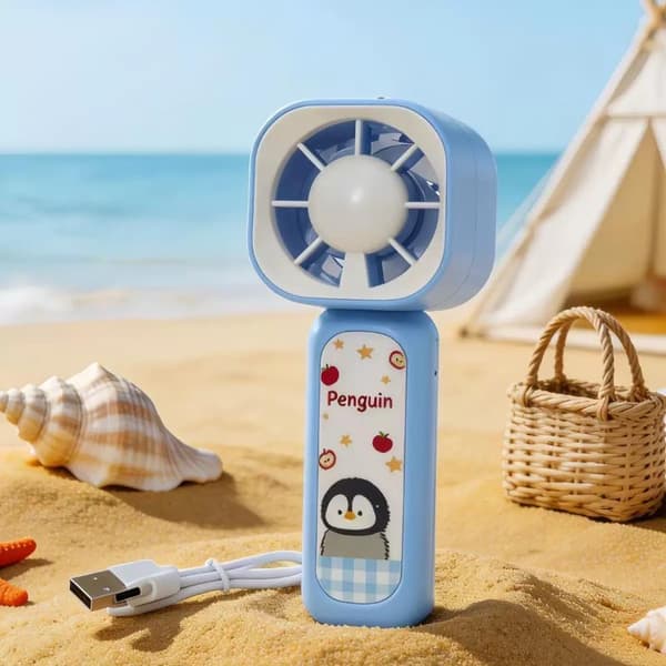 Mini e Håndholdt Ventilator USB Genopladelig Bærbar Tre-Hastigheds Ventilator A A1