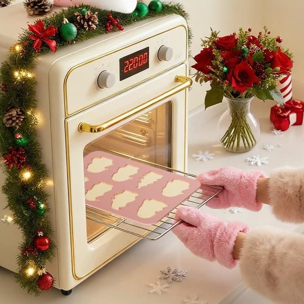 Silikon julebakeform, non-stick overflate, søt julenisse