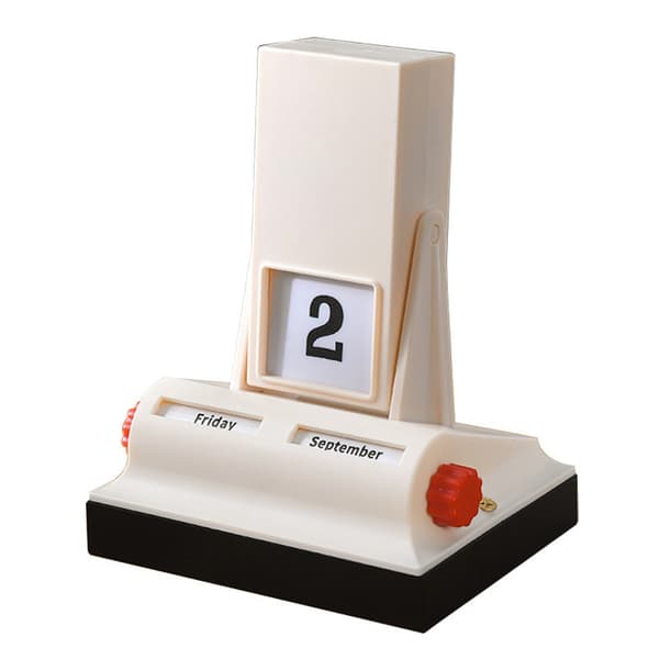 Bordkalender med flip-display Genanvendelig kalender for hvert år A1
