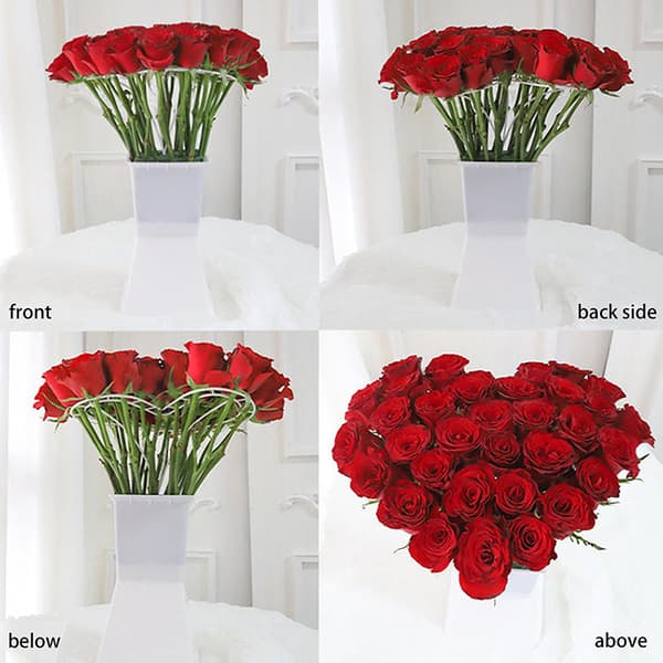 Blomsterarrangemangshållare Kärlek Måne Blomma Fjäril Gör Verktyg E