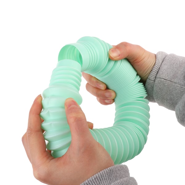6 stk/sæt Mini Pop-rør Sanseletøj til børn Antistress-legetøj Pl M（2.9*19cm）