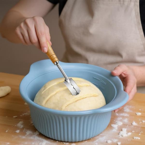 Silikonbrödjäskorg Form Bakning Matlagning Kök Beige S