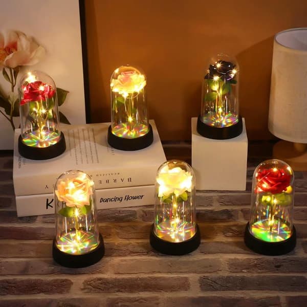 LED Galaxy Ros Konstgjorda Blommor K3