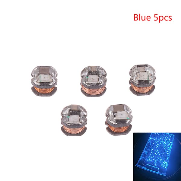 5 stk. DC5V trådløs strømforsyning sender spole USB-modtager Blue