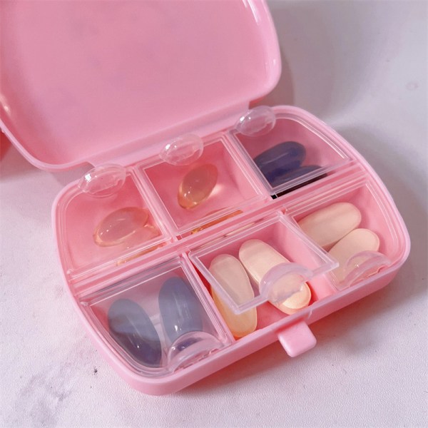 Pille-emballasjeboks Cartoon Mini Portable Seksroms Pakke A1