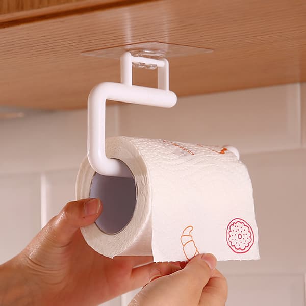 Metal Underskab Papirrulleholder Håndklædeholder Tissue Hanger S