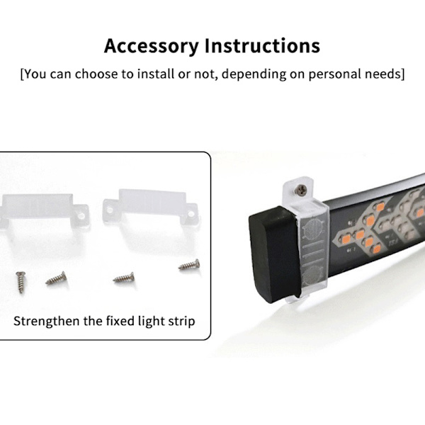 LED Baklukelyslist A