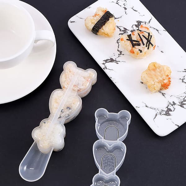 1 st Onigiri-form Cartoon Shape Sushi Roll Bento Präglingsform