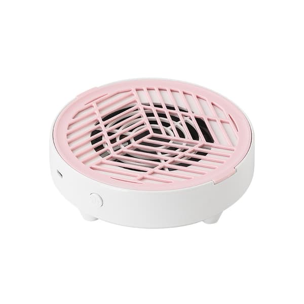 Nageldammsugare Professionell USB-dammutsugare Mut White Pink Round