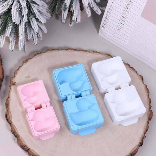 1 stk. risform DIY 3D dyreandform sushirisforme til su White Small
