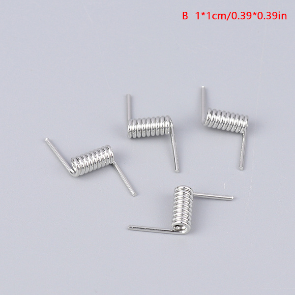 4kpl suuret hiusleukaklipsit Erikoistarvikkeet Steel Torsion Spri B
