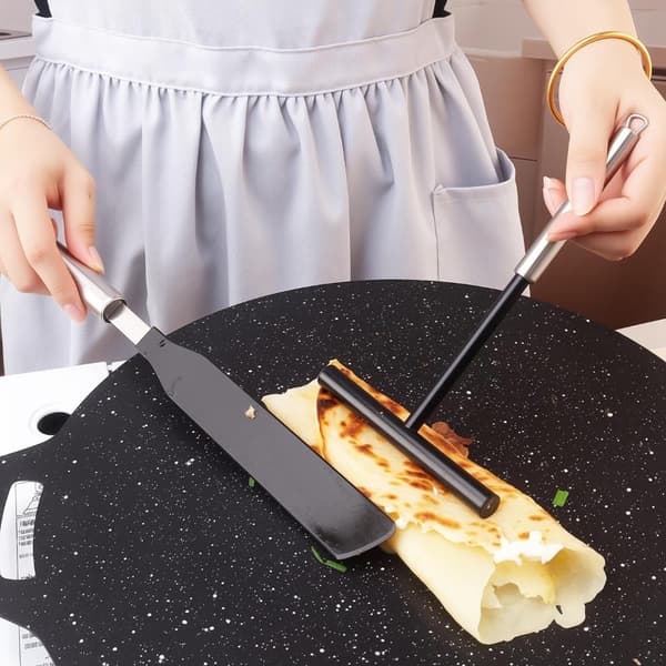 Crêpespreder Sett Rustfritt Stål Redskaper Rustfritt Stål Erg D