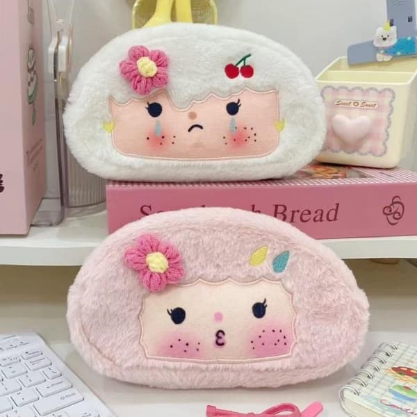 Bærbart penalhus med stor kapacitet til papirvarer White