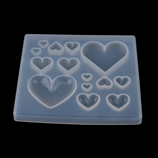 Candy Heart Form Sortiment Resin Cabochon Making