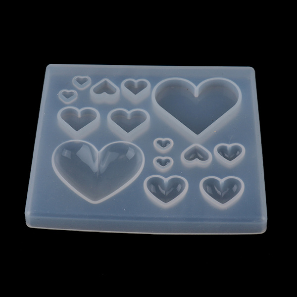 Candy Heart Silikonform Sortiment Resin Cabochon Making
