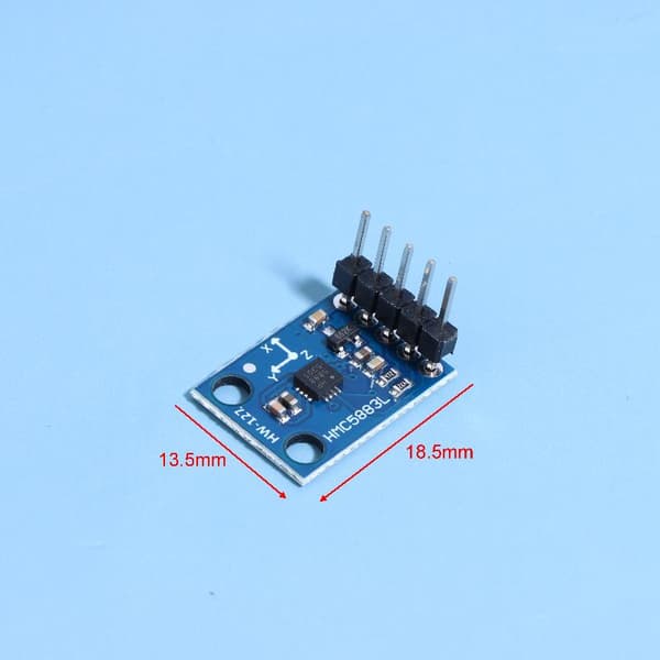 GY-273 QMC5883L Treaxlig magnetfältsensor Elektronisk komponent 1Pcs