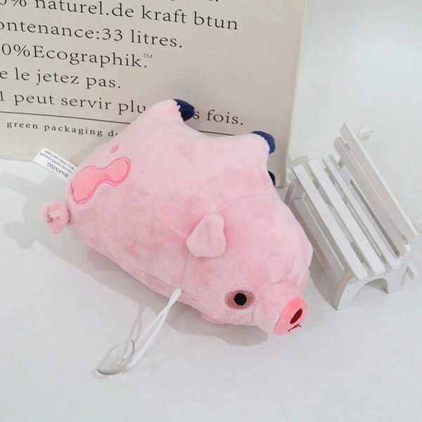 Leken gris utstoppet dukke Plysj Piggy Toy Plysjpute Bomull Pink