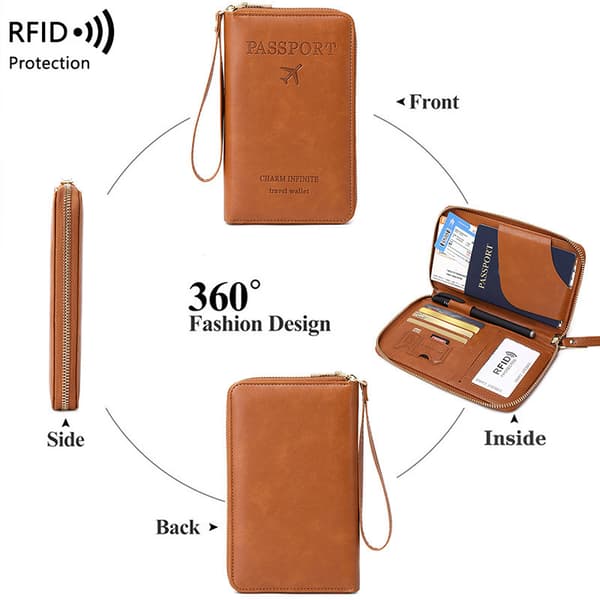 Monitoiminen RFID-passikotelo Gray