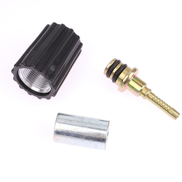Høytrykksspyler Slangeinnsats Fittings DN6 D15mm Ringmutter M2