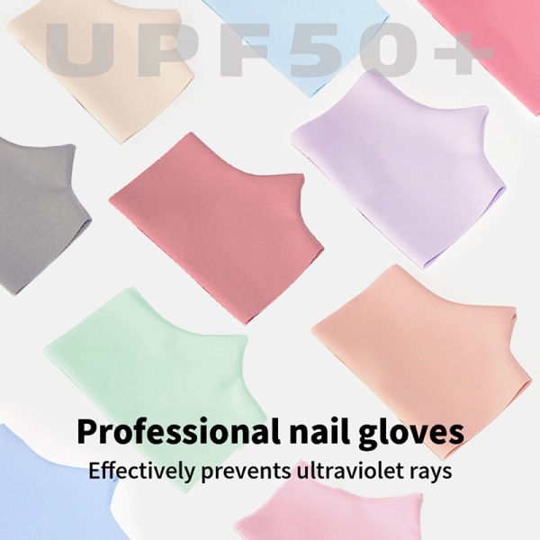 Nail Art Glove UV Reduser hansker Manikyrtilbehør A11