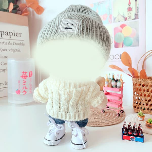 Nuken vaatteet Asusteet 20 cm Idol Dolls Pehmolelut lasit Black Hat