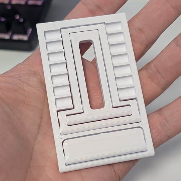 Sammenfoldelig Desktop Telefonholder 7-Niveau Justerbar Mini Telefonstander A6