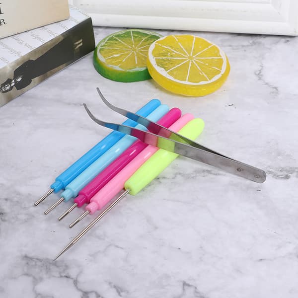 6 kpl Pinsetti Quilling s Slotted Pen Tool Kit Quilling Paper DIY