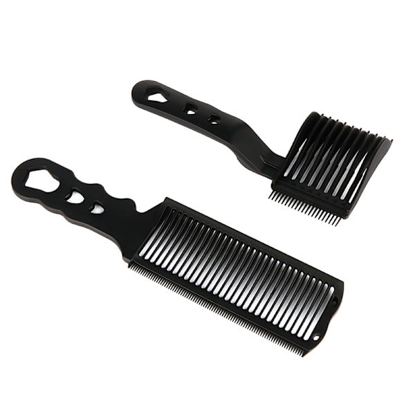 2PCS Kit Upgrade Barber Flat Top Hair Combs Salon Frisør