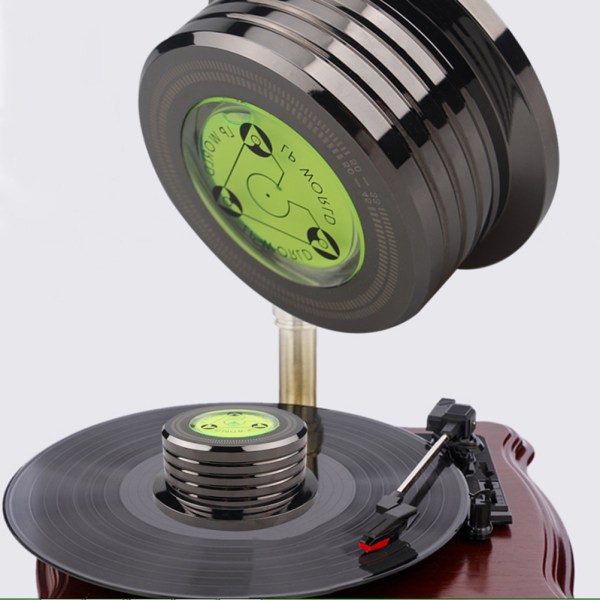 Metal Record Clamp Lp Disc Stabilisator Platespiller Rose gold