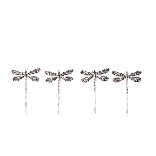 Vintage Dragonfly Hairpin Retro Tyylikäs sivuhiusklipsi naisille