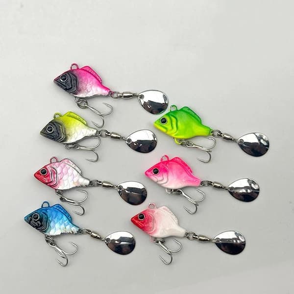 VIB Fiskedrag Tail Spinner Crankbait Drag 7g Fiskesked A6