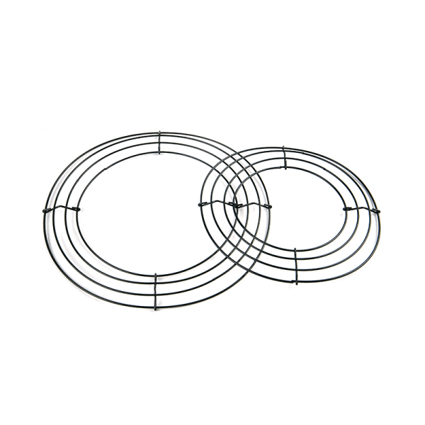 Pyöreä DIY-joulukuusen lankakehys seinäkoristeeksi häihin 10 inch