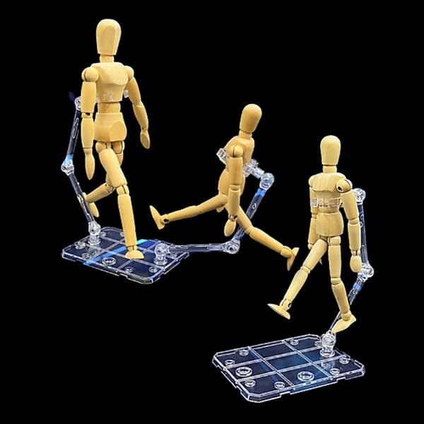Håndlaget HG-modell Robotbrakett Modell Leketøyholder Fleksibel Stan A2