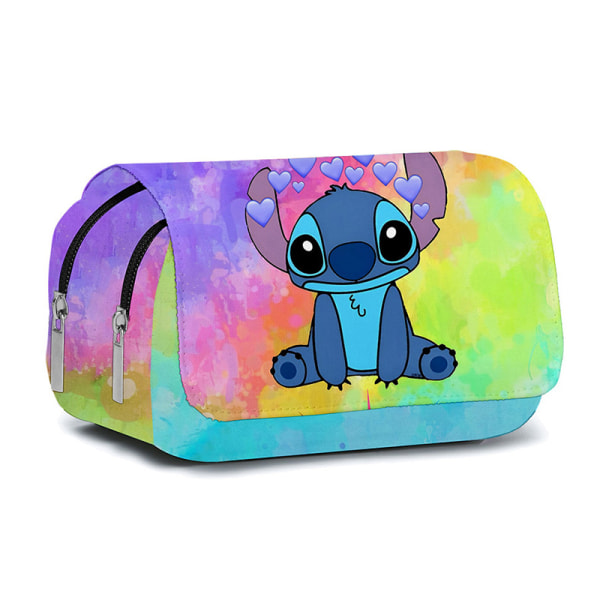 Suuren kapasiteetin case Kawaii Stitch Pen Bag -kynät Storag A14