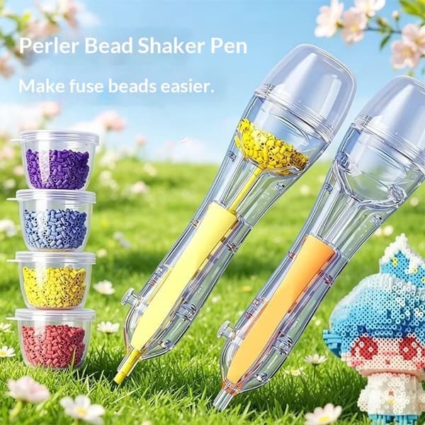 Perleplade Shaker Pen til Børn DIY Kunst Håndværk Håndlavet Perleplade A2